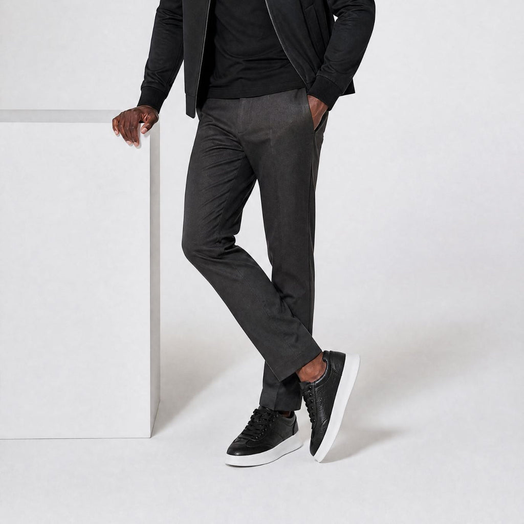 Tênis Casual Masculino de Couro - Pisa - foto 6